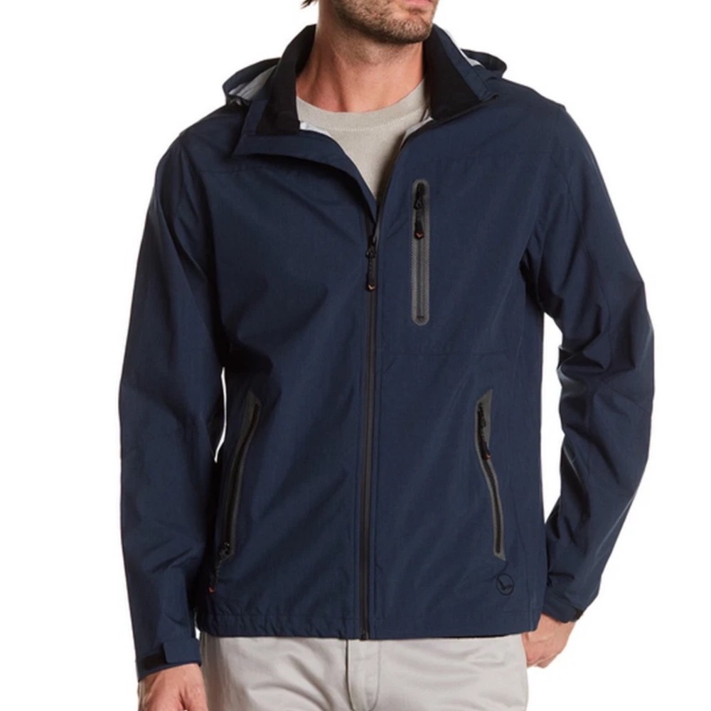 Blackhawk Tactical Softshell Jacket XL Navy Blue Hooded Utility Gorpcore Tech